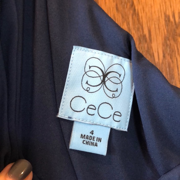 Cece by Cynthia Steffe Navy Cocktail Dress - Picture 4 of 5